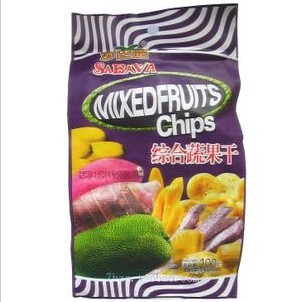  越南特产 正宗综合果蔬干/蔬果干100g 特价 满则包邮 沙巴哇果蔬