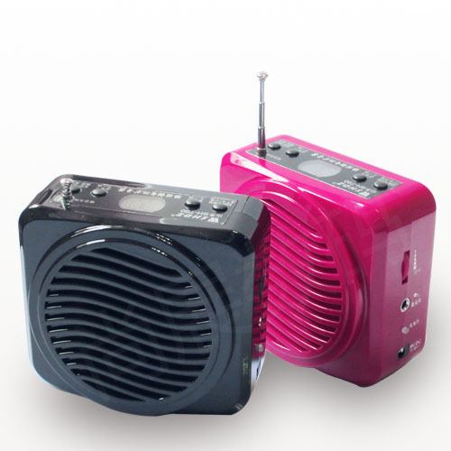 山禾sh-790 插卡 u盘播放FM 显示 便携扩音器 小蜜蜂 喊话器