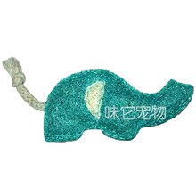可爱动物 丝瓜络宠物洁齿玩具 猫狗用