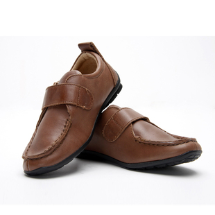  MQD童装 春款男童休闲鞋子 儿童真皮牛皮皮鞋