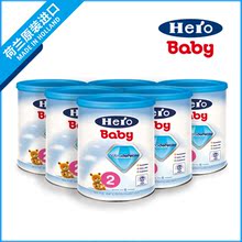 HeroBaby 海禾儿 2段 荷兰进口婴幼儿 牛奶粉6罐/箱 正品预售包邮