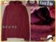EastBoy领子极漂亮的双层高领枣子红长袖(10%毛)2个号#7045
