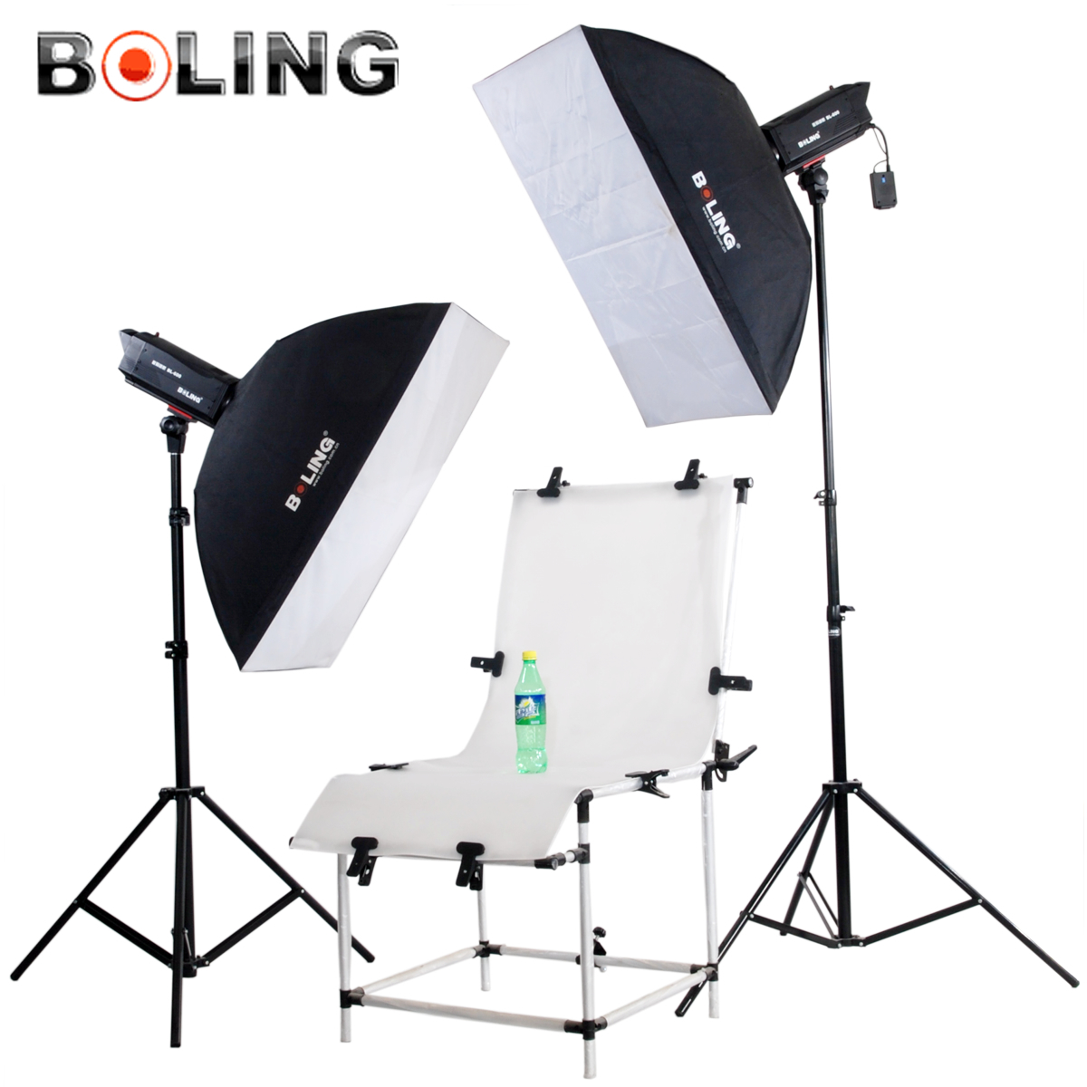 摄影器材 柏灵BOLING数码领航BL-400静物拍摄台二灯A套装在类目 3C数码配件, 单反/单电相机配件, 影棚设备, 摄影棚中 - 来自Buy2taobao.com提供专业的淘宝代购服务