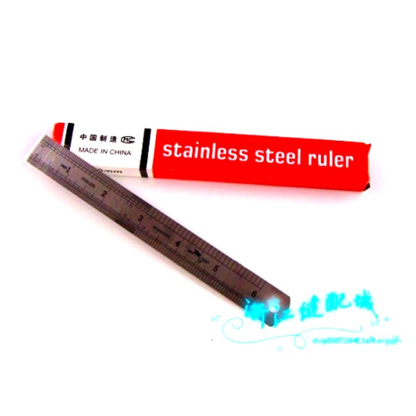 Stainless steel ruler 15cm Two-sided Scale Ruler Art rulerin the Hardware/Tool , Hand Tools , Measuring Tools , Steel ruler category - from Buy2taobao.com to provide professional Taobao agent buy service