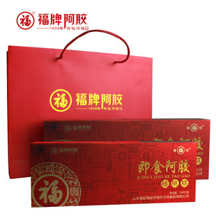  山东东阿镇 福牌阿胶 福胶即食 阿胶糕核桃糕2盒 阿胶膏正品包邮