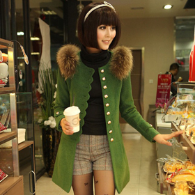 女装韩版修身大衣...