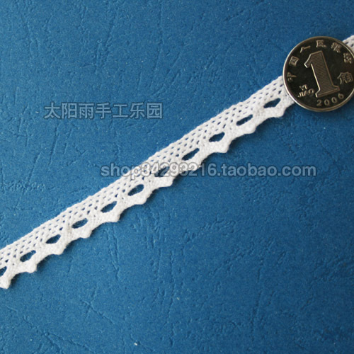 [ DIY Material Science-Hand Quilting accessories white Dog teeth lace 1CM widein the Home Fabric , Sew DIY Material,Tools and finished products , Sew DIY Fitting/Accessories/Accessories , Lace category - from Buy2taobao.com to provide professional Taobao agent buy service