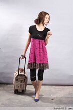 ��!�¿���֯ȹ �� ������ӡ��Ůȹ Բ���������ȹ �г�����ȹ