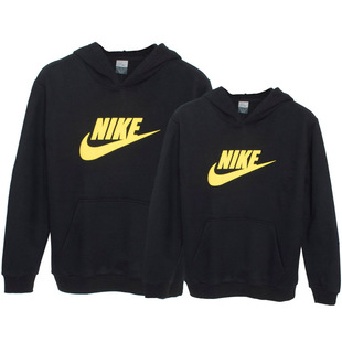  年冬春新款韩版情侣纯棉品牌卫衣抓绒棉耐克nike大码长袖上衣