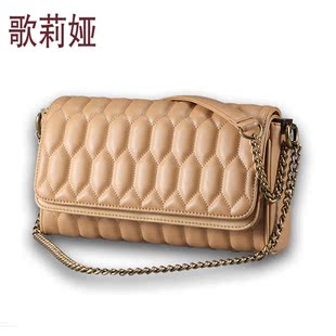 <em>歌莉娅</em>2014新款时尚<em>女式包</em>牛皮女包单肩菱格