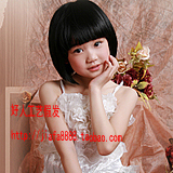  万圣节女童假发儿童短发宝宝波波头儿童摄影假发帽婴儿配饰假发套