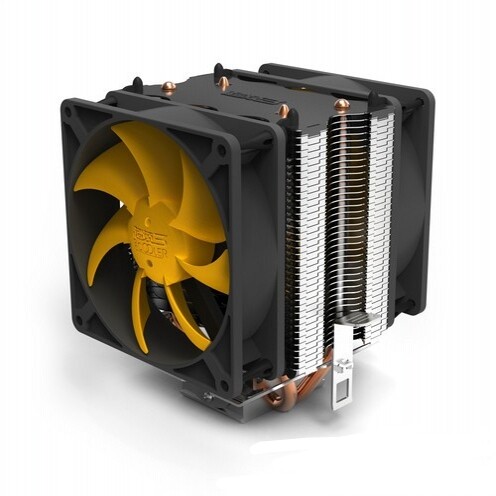 超频三 黄海增强版S90D INTER AMD双平台双热管CPU散热器 双风扇