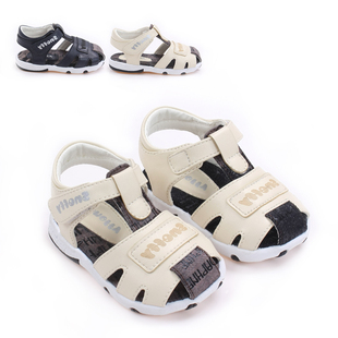  新款 SNOFFY童鞋 春秋男童皮鞋 学步鞋儿童皮鞋 皮革凉鞋