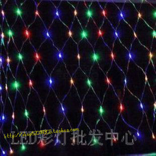  LED网灯 2米X2米 144灯 LED彩灯闪灯串灯 LED圣诞灯装饰灯窗帘灯