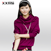 韩版休闲大码修身纯色针织毛衣打底衫,2011女春秋冬新款包邮