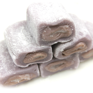  台湾特产手造麻薯 麻糬 三叔公 雪之恋 芋头牛奶味 两种包装随机