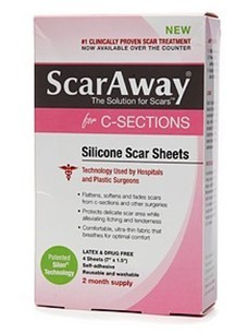 预定正品 ScarAway 修复剖腹产疤痕专用硅胶贴