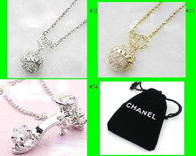 Chanel joyas Chanel talones colgante de bolas de alta