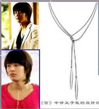 Sur Coreas importaciones de oro y plata de Tiffany Collar 〓 aguja de Corea del Palacio unisex se puede acoplar