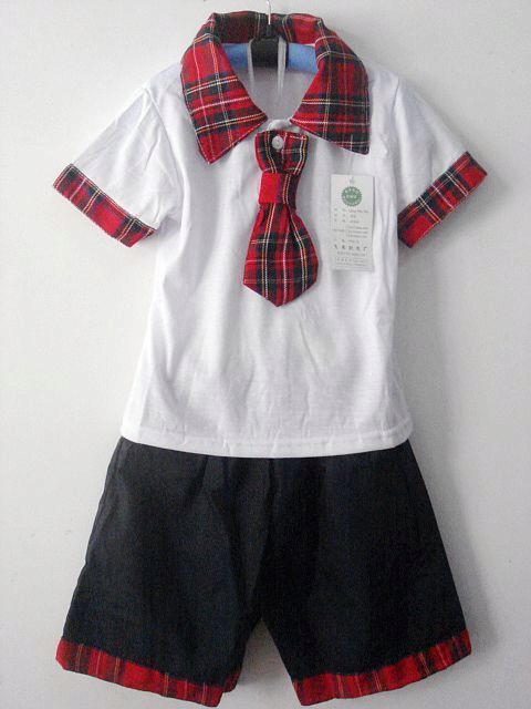 经典学院派幼儿园小学生校服水手服海军衫海军服红格男童套装在类目 童装/婴儿装/亲子装, 校服/校服定制中 - 来自Buy2taobao.com提供专业的淘宝代购服务