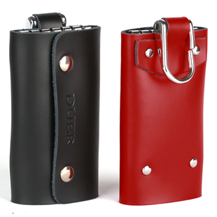  DUER钥匙包 时尚裤挂时尚钥匙夹女士商务男式牛皮钥匙套扣