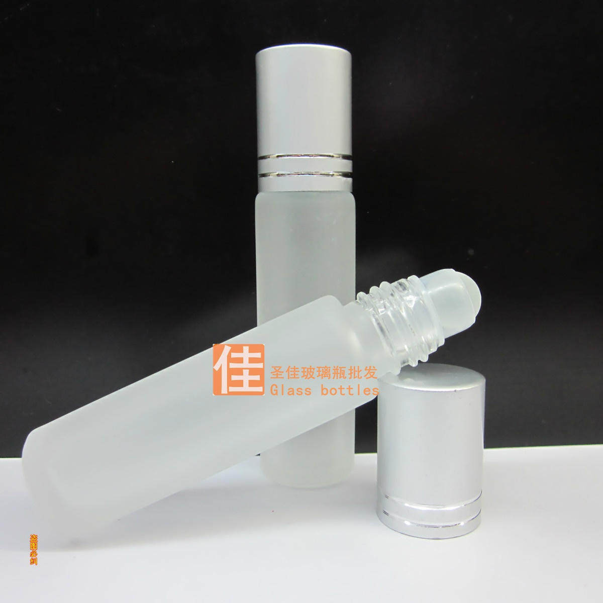 特价香水瓶 蒙砂瓶 走珠玻璃瓶  滚珠瓶 内塞分装瓶 玻璃瓶 10ML