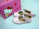 HELLO KITTY牛皮粉色半凉鞋