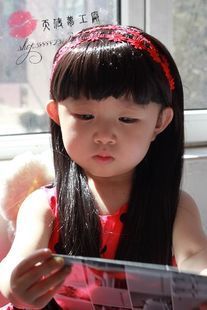  宝宝假发套 婴儿童假发 表演 摄影假发 长直发 好品质