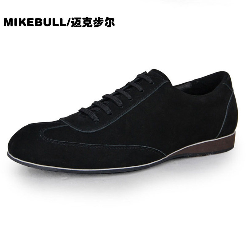 2011MIKEBULL专柜正品韩版男鞋磨砂皮鞋男士商务系带休闲鞋082-3