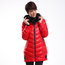 2011新品热销 <span class=H>千仞岗</span><span class=H>羽绒</span><span class=H>服</span> 女士假双帽休闲中长款 | Q-1618