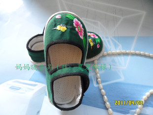  手工绣花鞋宝宝布鞋手工布鞋婴儿布鞋千层底儿童布鞋传统布鞋