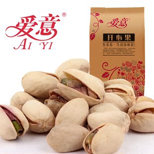  【爱意零食】零食坚果特产 无漂白 美国开心果原味210克