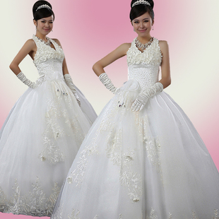 Wedding dresses 2011 latest boob tube top dress Princess Korean to Korean style wedding dress wedding dress line 34