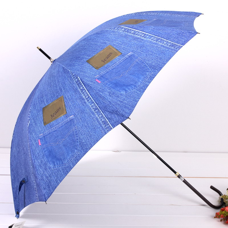 创意牛仔 可爱水滴 韩国 时尚长柄伞 晴雨伞 公主太阳伞 新款
