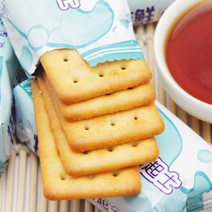  台湾进口特产食品 特鲜炼奶起士饼干 早餐饼干素食可小零食600g