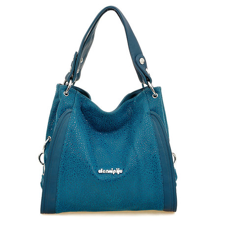 蓝色百搭女包 品牌包包正品专柜2013夏天多用