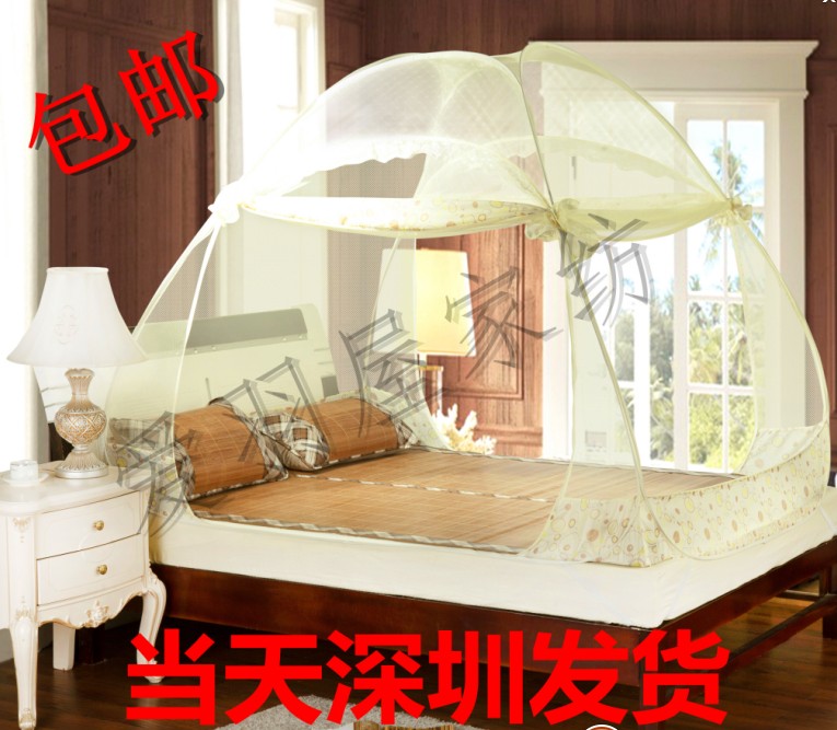 可宜正品新款加密三开门免安装蒙古包魔术1.5M床蚊帐1米8折叠帐篷|ruв категории постельные принадлежности, москитная сетка - от Buy2taobao.com для оказания профессиональной услуги покупки агента Taobao