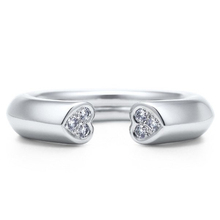 De moda de lujo plata de ley 925 joyas / Tiffany apertura del anillo de diamantes \ ring ring alma gemela femenina
