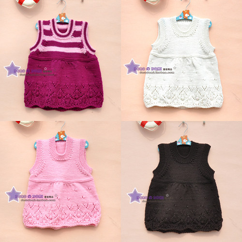 女童<em>背心裙编织</em>款式 多少钱,女童<em>背心裙编织</em>款