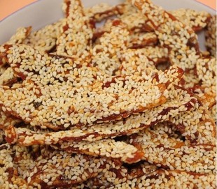  日照鱼类制品 蜜汁芝麻烤鱼排 烤鱼 香酥鱼排骨 烤鱼骨头特价250g