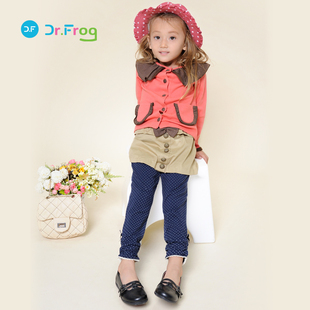  体验价两件包邮买三送一【Dr.Frog】秋装童装小女童打底裤