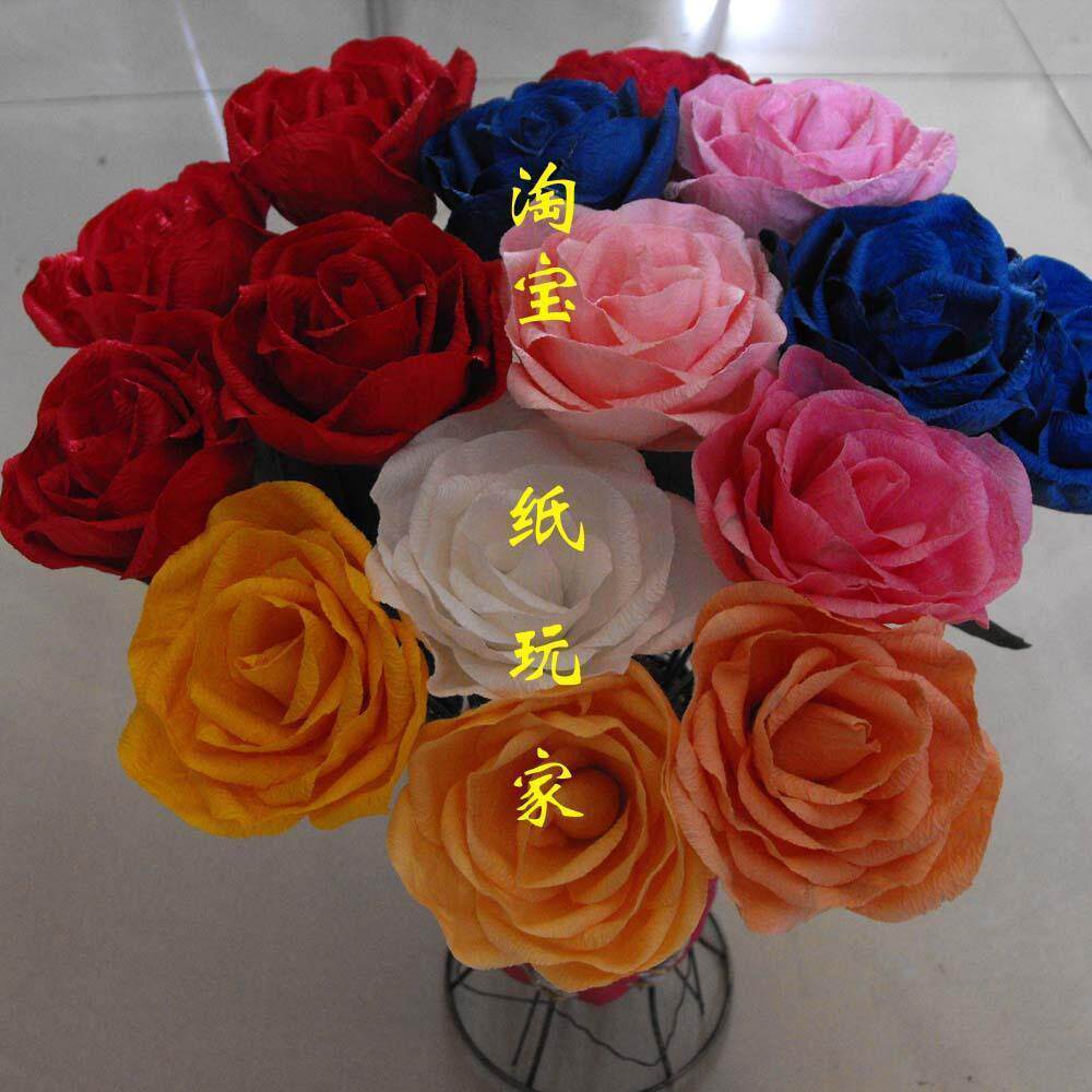 皇冠  纸玩家  -108朵纸藤花玫瑰套装只需35元,颜色可以自选1-6个