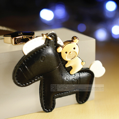 标题优化:2个包邮 正品米勒斯创意钥匙扣 马上有熊汽车钥匙挂件 情侣钥匙圈