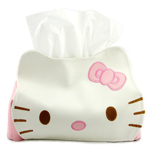 E5724 简家 三金冠 可爱hello kitty皮革纸巾抽