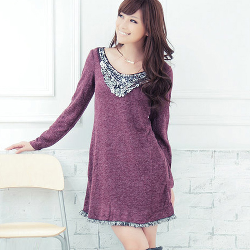 显瘦保暖毛衣秋冬...