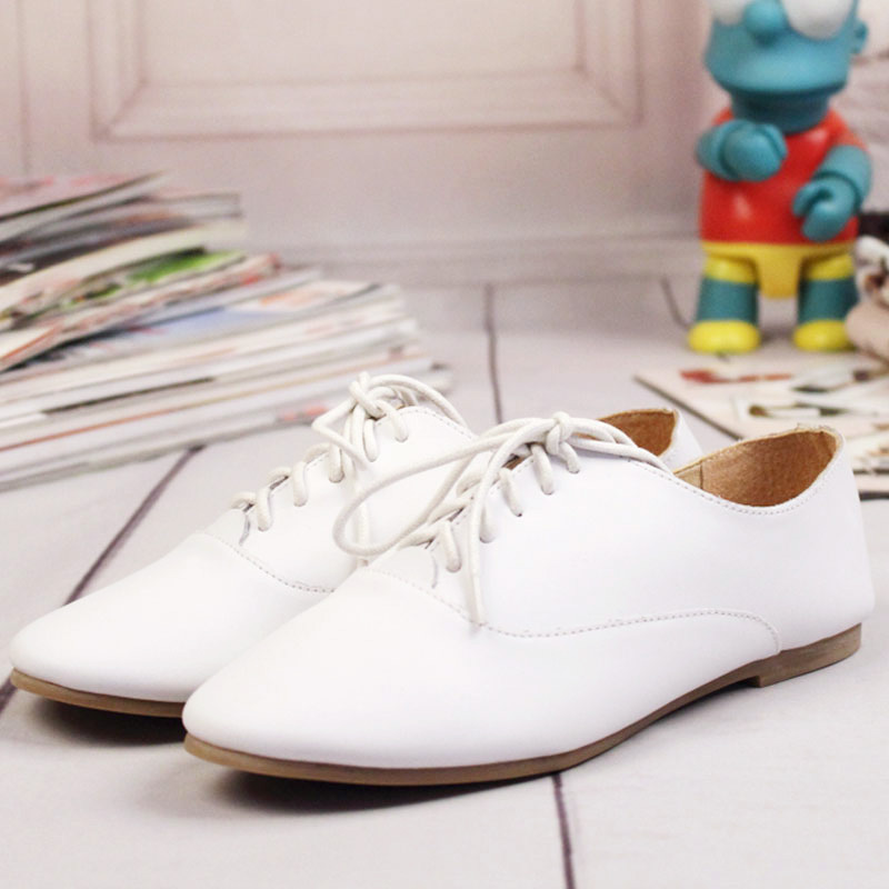 欧美英伦风女鞋 圆头...