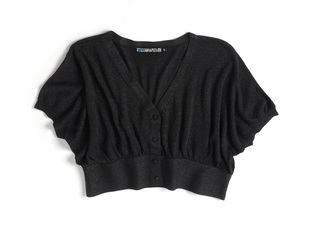 Amoy foreign trade exports outside  thin  wire Delta short lift bat COPINE women short sleeve knit shirt