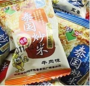 特价 休闲零食 浏乡炒米泰国炒米（牛肉味） 500g克