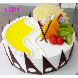  南阳生日蛋糕送女朋友水果巧克力果酱蛋 南阳蛋糕店 新鲜可口