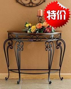 欧式门厅玄关柜 玄关桌 装饰花几 客厅家具 过道半圆桌|msdalam kategori perabot kediaman, kabinet, Dewan/pintu masuk Kabinet - dari Buy2taobao.com untuk memberikan perkhidmatan ejen Taobao profesional membeli
